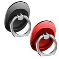 thumbnail image 3 of Inteprter 360° Giratorio Dedo Anillo Teléfono Celular Soporte Agarre Escritorio Teléfono y Comunicación Rosa roja, 3 of 6