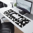 thumbnail image 2 of Long Mouse Pads for Desk,Black Halloween Ghosts and Bats Desk Mats on Top Of Desks, Desk Mouse Pad Extra Large with 3mm Non-Slip Base and Stitched Edge for Gaming,Office,Work,Home 31.5"x11.8", 2 of 6
