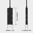 thumbnail image 3 of Concentrador de datos ultradelgado USB 3.0 de 4 puertos, para Surface Pro, para XPS, para PC portátil, para unidades flash USB, para HDD móvil y más, 3 of 9