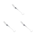 thumbnail image 2 of tredstone Stainless Steel Fruit Fork Handheld Dessert Pie Appetizer Table Serving Flatware Mini Wedding Tasting Dinnerware Silver 3Set, 2 of 6