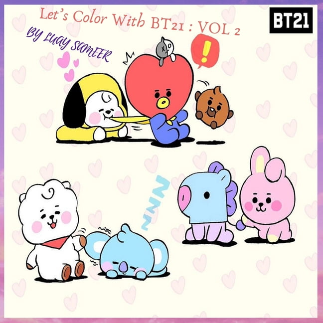 5000 Collections Bt21 Van Coloring Pages  HD