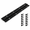 Black-36" Long x 2" Overall Width-1, variant on Black 48" Long x 2" Overall Width 2-Pack Continuous Piano Hinges