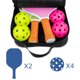 thumbnail image 5 of Yuarrent Bolsa de pádel portátil, bolsa de viaje para jugadores en movimiento, bolsa deportiva de gran capacidad, funda para pala de pádel. Almacenamiento y organización del hogar, 5 of 6