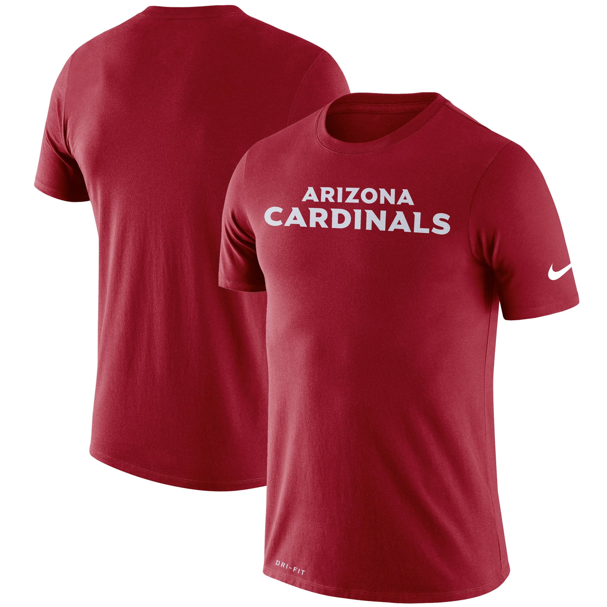 Arizona Cardinals Nike Fan Gear Essential Wordmark Performance T-Shirt ...