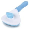 thumbnail image 4 of Self Cleaning Slicker Brush for Pets, Dog Cat Bunny Grooming Shedding Tool, Easy Loose Undercoat Removal, Comfortable Pet Massaging Brush for All Hair Types, 4 of 5