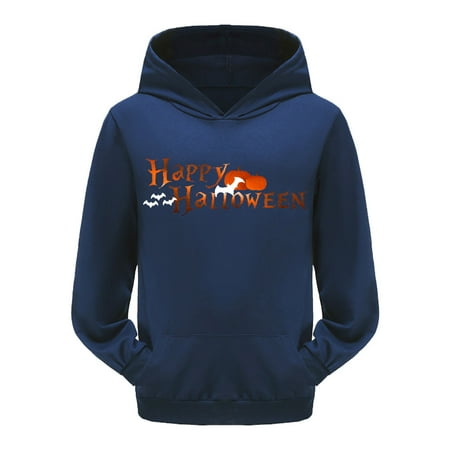 

Child Toddler Boys Girls Long Sleeve Cartoon Prints Warm Hoodie Pullover Tops Kids Sweat Matching Halloween Family Baby Sweaters 0-3 Months Pumpkin Halloween