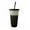 Black, variant on XKHBDL PP Plastic Cup, Color Changing Cups with Lids and Straws, Reusable plastic tumblers with lids and straw,Party Funny Tumbler Ice Cold Drinking Cup for Kids & Adults