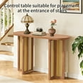 thumbnail image 6 of OMCHOM Farmhouse Console Table,Rattan Narrow Table for Entryway Hallway and Living Room,Natural, 6 of 9