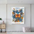 thumbnail image 6 of Xecao Spring Butterfly Flowers for Ready-to-Hang Canvas Art 12x16 Inches - Waterproof HD Print Solid Wood Frame for Gifting,Vertical, 6 of 8