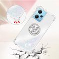 thumbnail image 3 of Funda para Xiaomi Redmi Note 12 4G con Brillo Líquido Flotante, Purpurina, Parachoques y Anillo Giratorio Soporte, 3 of 5