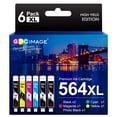 thumbnail image 1 of Ink Cartridge GPC Image 564XL Compatible with HP 564XL (6 Pack), 1 of 7