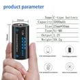 thumbnail image 6 of 4 Pack 5000mAh 1.2V Ni-MH High Capacity C Size Rechargeable Batteries with A Battery Case, 6 of 9