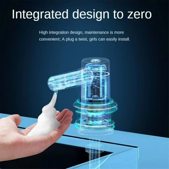 Countertop Sink Faucet Soap Dispenser Infrared Induction Automatic Soap Dispenser Bathroom Dispensers Liquid Black