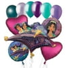 11 pc Disney Princess Jasmine & Aladdin Carpet Balloon Bouquet Party Decoration