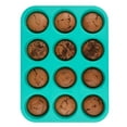 thumbnail image 3 of Silicone Muffin Pans Nonstick 24Cup Silicone Cupcake Molds for Baking w/12 Cups, 3 of 9