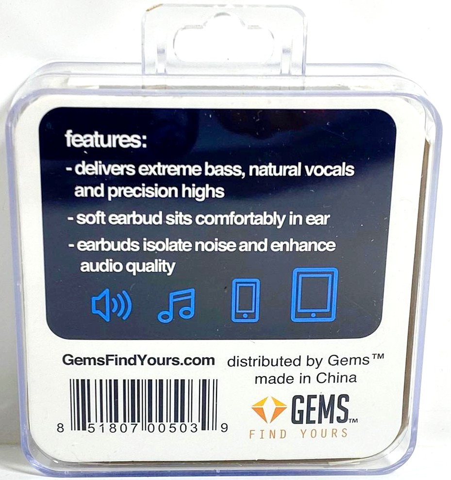 gems noise cancelling earbuds