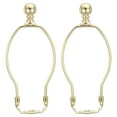 thumbnail image 1 of Uxcell 7 Inch Lamp Harp Kit with Finial Lamp Shade Holder Gold Tone 2 Set, 1 of 6