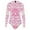 Hot Pink, variant on Swimsuits For Women 3D Digital Fish Scale Print Long Sleeve One Piece Swimsuit For Beach Silver,S