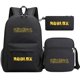 thumbnail image 1 of ROBLOX juego dorado de tres piezas, mochila para adolescentes, estudiantes de primaria y secundaria, mochila para hombre y mujer, 1 of 4