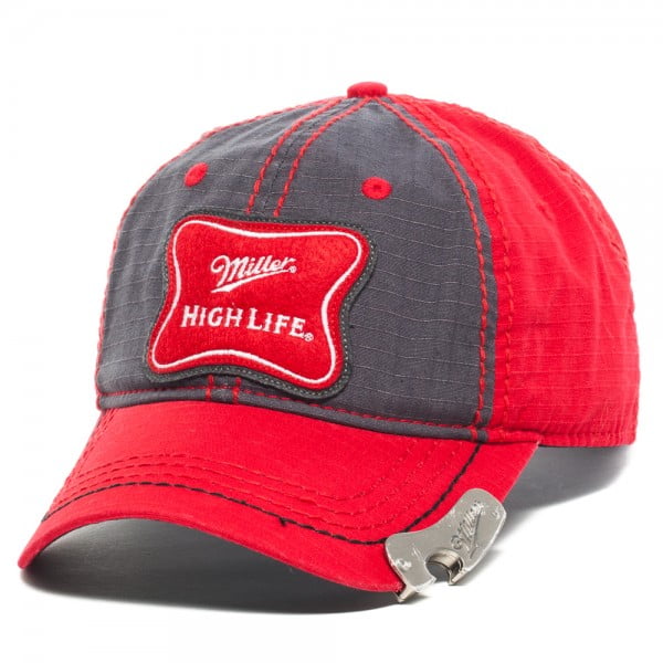 Baseball Cap - Miller High Life - New Red Bottle Opener Cap Licensed ...