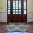 thumbnail image 2 of Ottomanson Non-Slip Area Rug for Living Room 3'3" x 5' Durable Low Profile Carpet, Off-White Oriental, 2 of 8