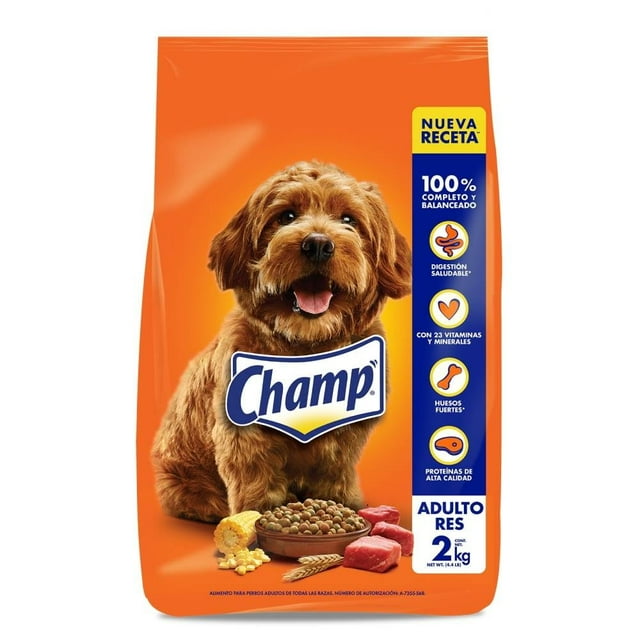 Alimento para Perro Champ Adulto Todas las Razas Sabor Res 2 kg