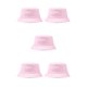 thumbnail image 3 of Sombrero de pescador Qarigey para todas las estaciones Rosa 5piezas, 3 of 6