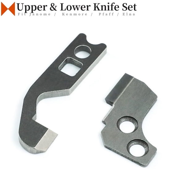 #788011007  #788013009 Upper and Lower Blade Fit Janome 204D, 534D, 634D, Kenmor 385, PFAF 752 Household Sewing Machines Knife