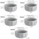 thumbnail image 3 of 10Pcs Female Thread PVC End Cap Garden Irrigation Pipe Connector Water Tube End Plug Plumbing Hose Tube Fittings DN25, 3 of 5