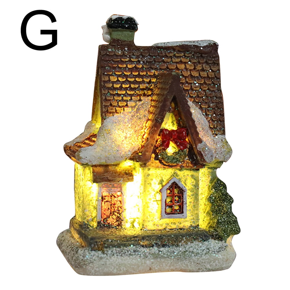 Christmas Village Sets LED Lighted Christmas Village Houses with