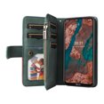 thumbnail image 4 of Compatible avec Nokia X20/ X10 Étui Portefeuille avec Fentes pour Cartes en Cuir PU Fermeture Éclair Folio Rabattable, 4 of 5