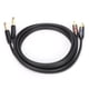 thumbnail image 1 of JORINDO Cable dual de 6,35 mm macho a doble RCA macho Cable de conexión del distribuidor de audio, 1 of 8
