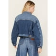 thumbnail image 4 of Wrangler Women's Medium Wash Cowboy Cropped Denim Jacket - 112334615 XX-  US, 4 of 4