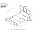 thumbnail image 2 of Atlantic Furniture Mission Queen Spindle Platform Bed in Espresso, 2 of 2