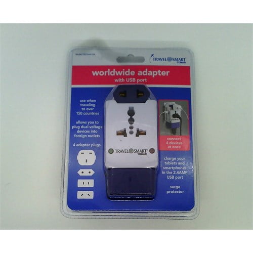 Adaptateur Universel Voyage Conair Travel Smart - USB + 3 Prises (Neuf)