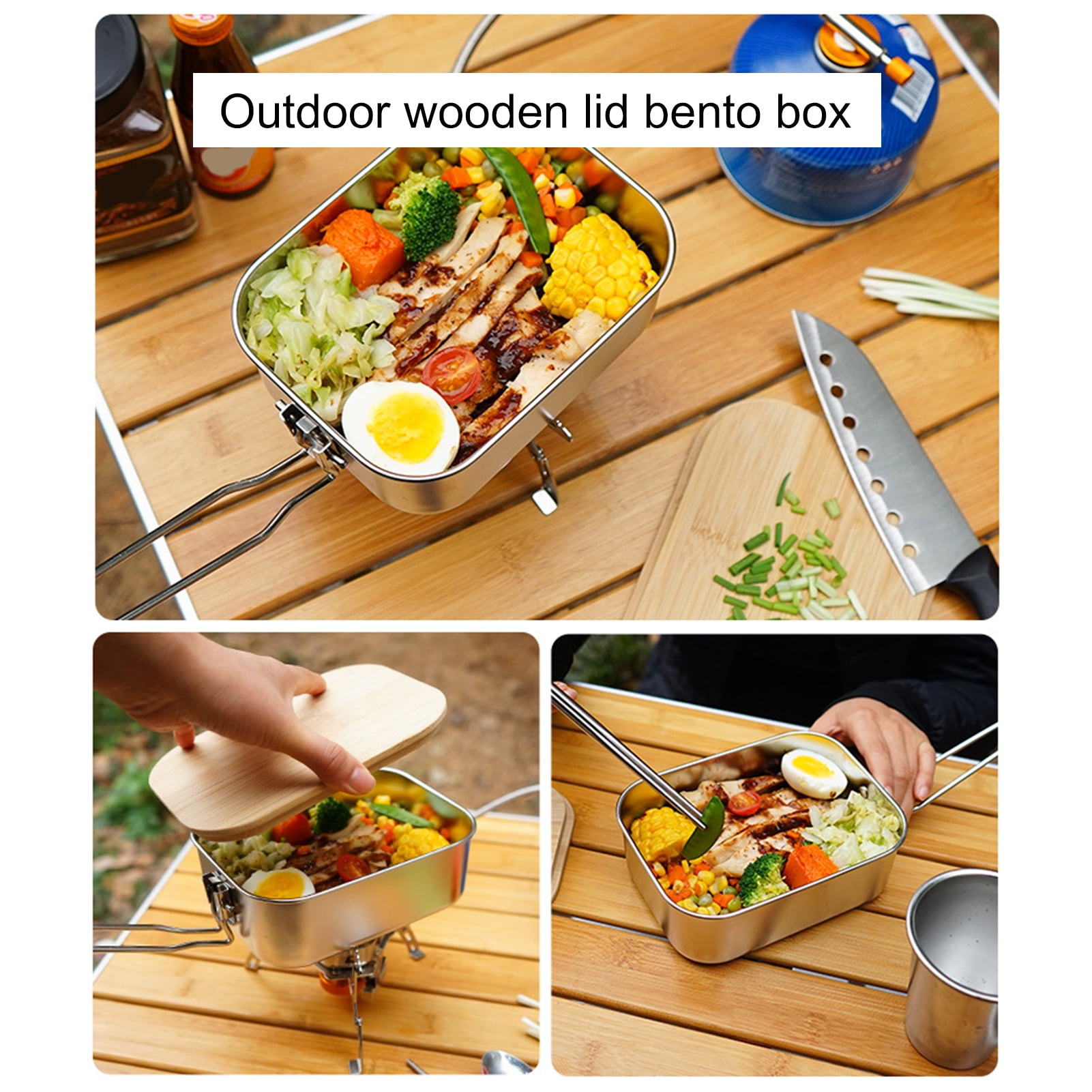 Glass Bento 'Iwaki' with bamboo lid - Bento - lunchboxes - Outside meals -  Baladéo®