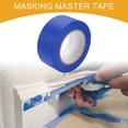 thumbnail image 2 of Cinta de pintor universal Unique Bargains - Cinta de enmascarar para pintura de automóviles DIY sin residuos - Papel crepé azul - 2 pulgadas x 54.7 yardas, 2 of 7