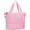 Pink, variant on Gynky Travel Duffel Bag for Women Men Waterproof Carry On Expandable Duffle Tote Shoulder Weekender Overnight Bags w/ 3 Front Pocket/Wet Dry Pocket/Trolley Sleeve, Sport Dance Gym Luggage, Pink