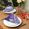 thumbnail image 3 of Satin Native Fab Cotton Dinner Napkin Cubs in A Winter Wonderland Reusable, 3 of 8