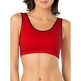 thumbnail image 5 of Fruit of the Loom Women's Racerback Style Cotton Sports Bra, 3-Pack, Style-9012, 5 of 8