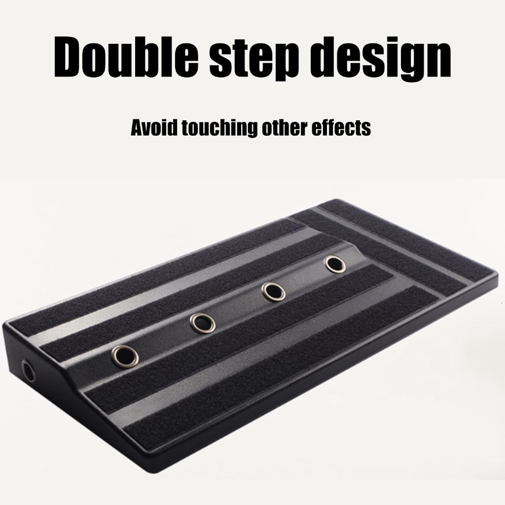 Yihuala Guitar Effect Pedal Accessories Guitar Pedal Panel Guitar Effects Pedal Board Guitar Pedalboard Case with Sticking Tape
