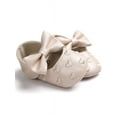 thumbnail image 2 of Babula Baby Girl Crib Shoes Bowknot Soft Sole Anti-slip Shoes 0-18M, 2 of 5