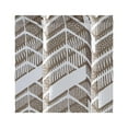 thumbnail image 2 of 1 rideau de douche en tissu à chevrons, 2 of 2