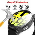 thumbnail image 4 of KANCOKIT For Samsung Galaxy Watch 6 Hard Case Tempered Glass Screen Protector Cover Bling, 4 of 10
