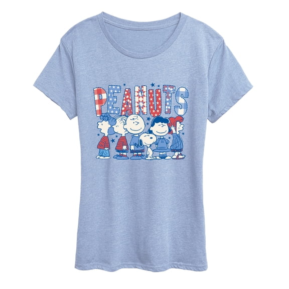 Peanuts - Patchwork Americana - Women's Short Sleeve Graphic T-Shirt