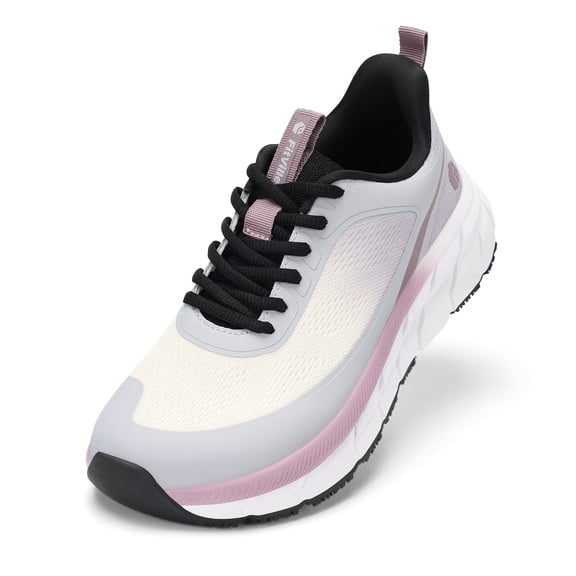 FitVille Women's Wide Walking & Running Shoes Lightweight Comfortable Sneakers for Swollen Feet Wide Shoes for Women for Excellent Cushioning with Non-Slip Outsole