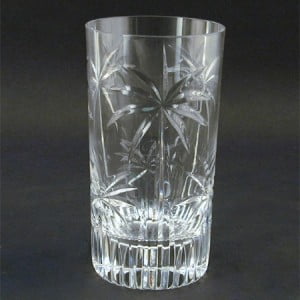 - Individual 11 oz. Palm Tree Tropical Clear Crystal Highball Glass Barware Drinkware