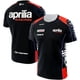 thumbnail image 2 of Camisetas deportivas del equipo de carreras Apprilia, cuello redondo, manga corta, verano, con estampado 3D, transpirables, de secado rápido, para hombres y mujeres, 2 of 5