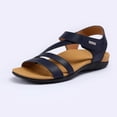 thumbnail image 2 of Pennysue Women's Arch Support Sandals Blue Woven Orthopedic Walking Sandals 9M, 2 of 6