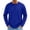 Royal Blue -AA01, variant on Inglocry Mens Long Sleeve Tee Shirts Crew Neck Workout Soft Casual -Shirts Light Purple 2XL